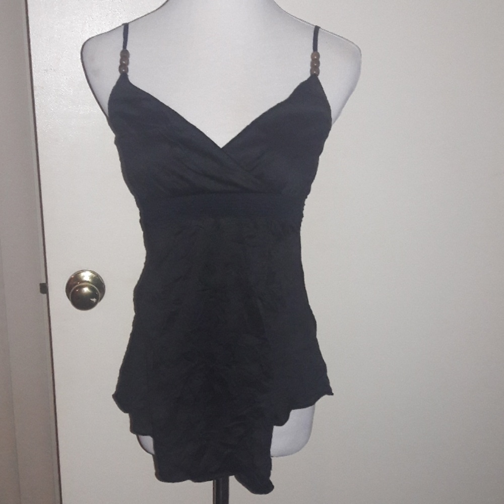 Tank top with beads